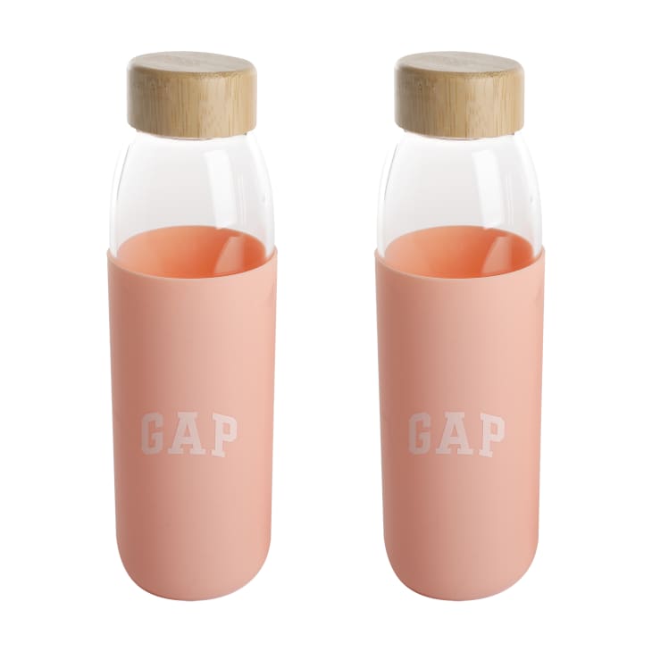 Gap Home Hydration Glass Bottle with Silicone Sleeve and Bamboo Lid (Set of 2) at Walmart