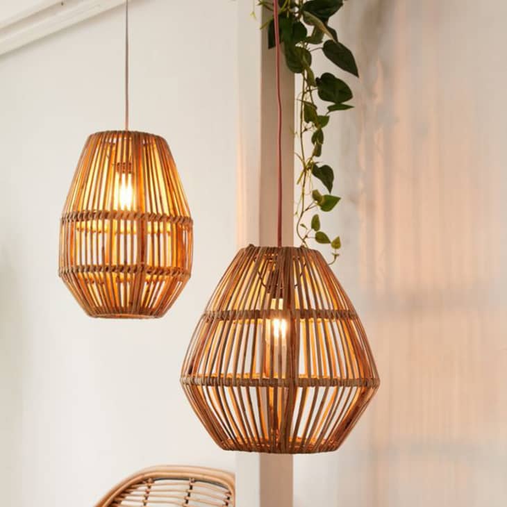 Bamboo Woven Pendant Light Shade at Urban Outfitters