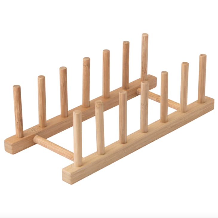 OSTBIT Bamboo Plate Holder at IKEA