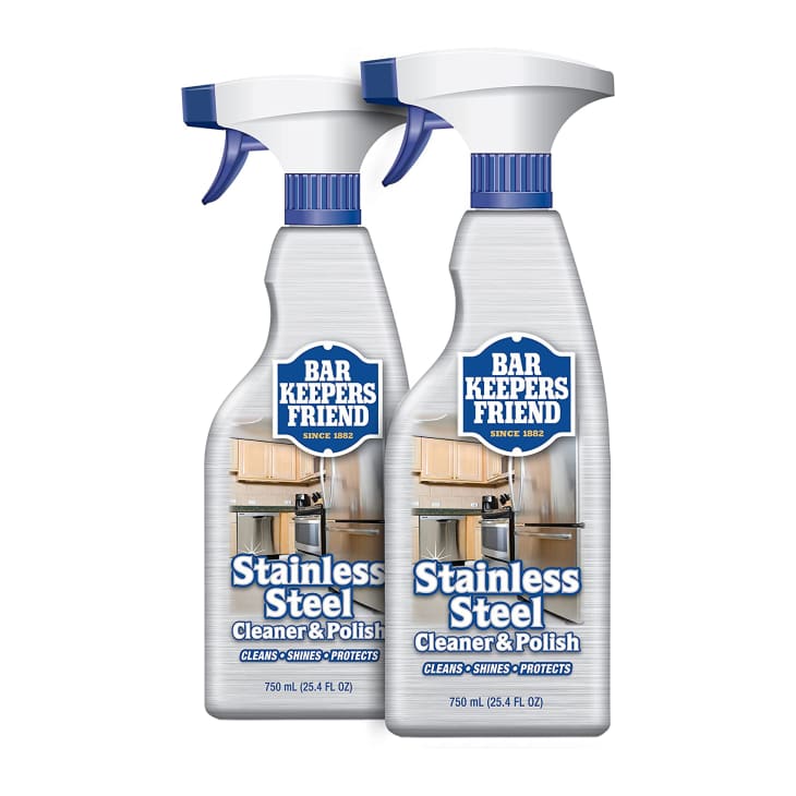 Bar Keepers Friend Stainless Steel Cleaner & Polish (Pack of 2) at Amazon