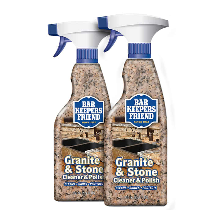 Bar Keepers Friend Granite & Stone Cleaner & Polish (Pack of 2) at Amazon