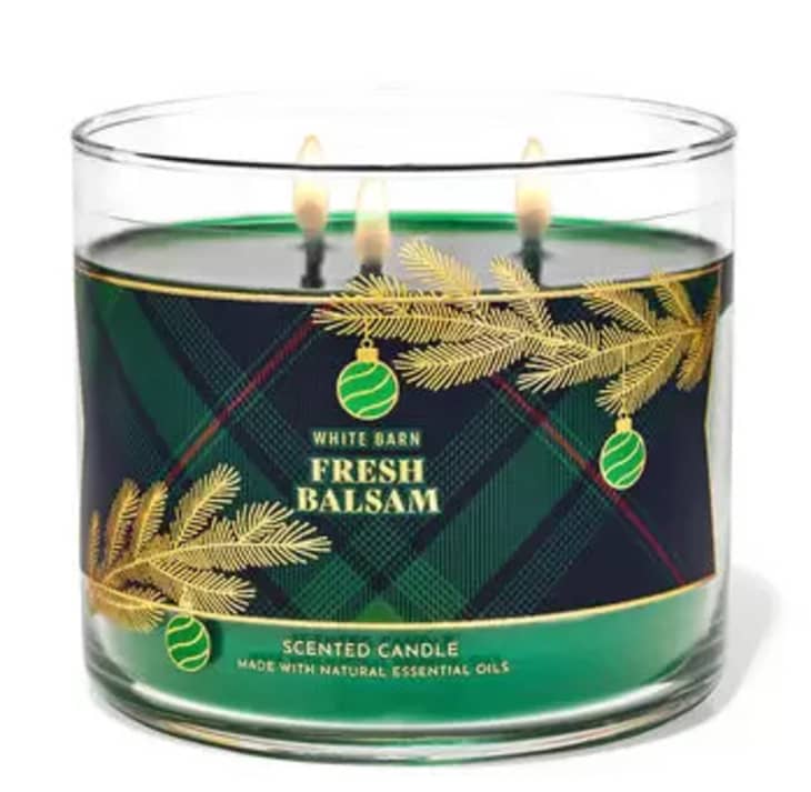 White Barn Fresh Balsam 3-Wick Candle at Bath & Body Works