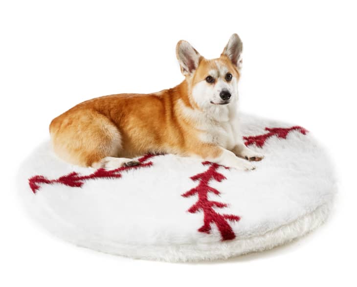 Product Image: PupRug™ Faux Fur Orthopedic Dog Bed - Baseball