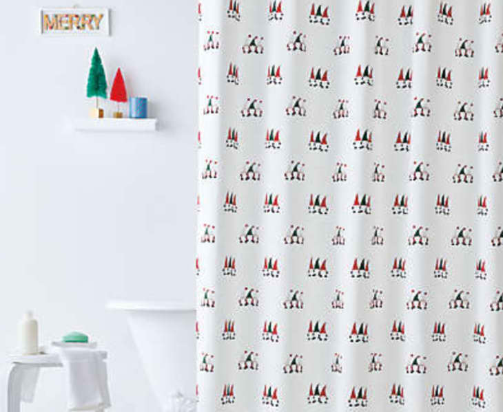 Product Image: H for Happy™ 72-Inch x 72-Inch Christmas Whimsy Gnome Shower Curtain