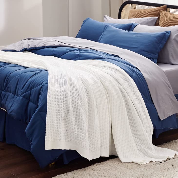 Product Image: Bedsure 100% Cotton Waffle Blanket