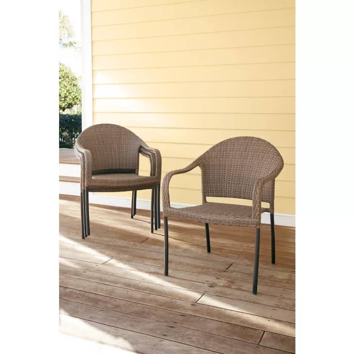 Product Image: Bee & Willow™ Barrington Wicker Stacking Chair in Brown (Set of 2)