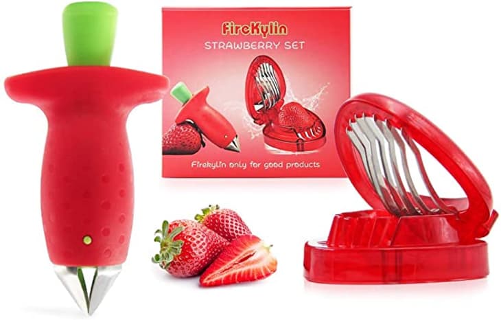 FireKylin Strawberry Huller and Slicer Set at Amazon