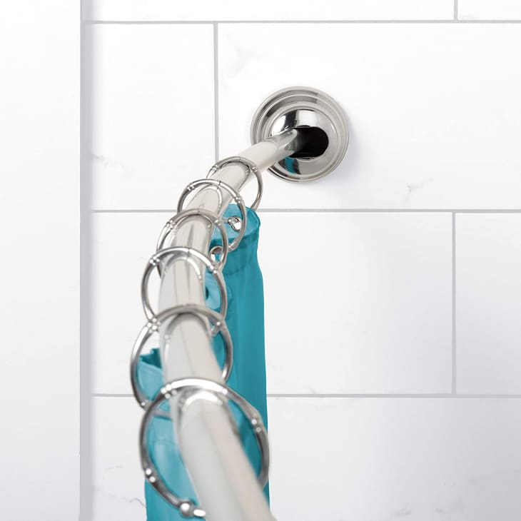 Zenna Home NeverRust Curved Shower Rod at Amazon
