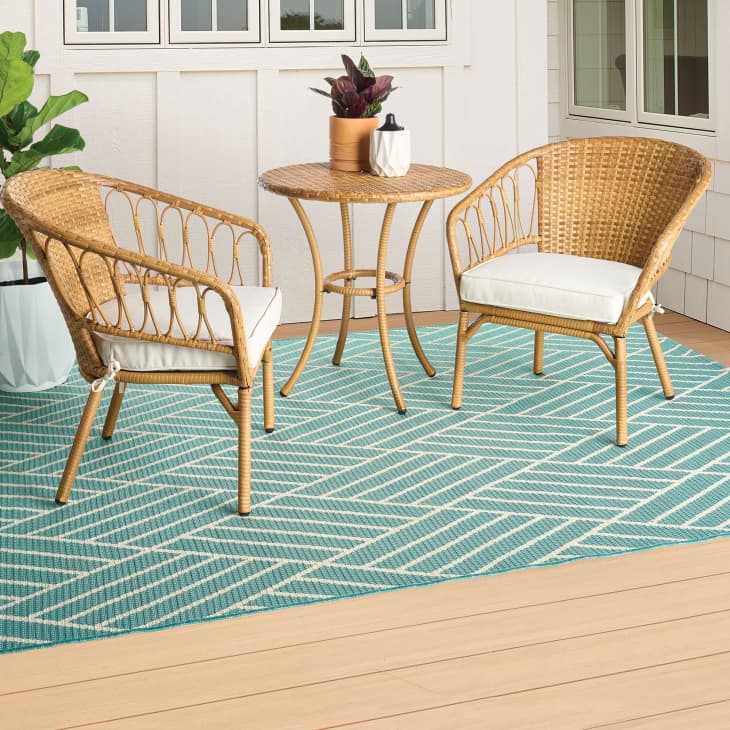 Product Image: Better Homes & Gardens Willow Sage 3-Piece Bistro Set with Wicker Table