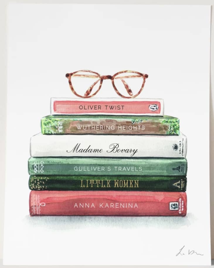 Personalized Favorite Books Print Art at Etsy