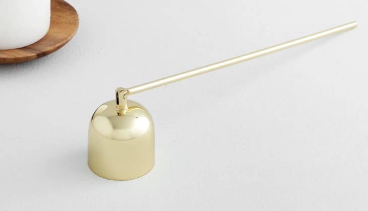 Brass Finished Snuffer at West Elm