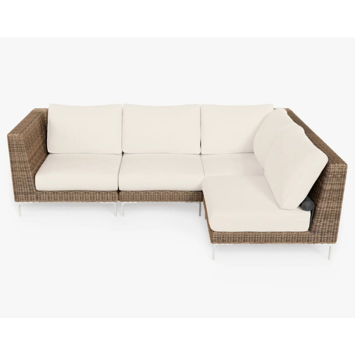 Product Image: Brown Wicker Outdoor L-Sectional