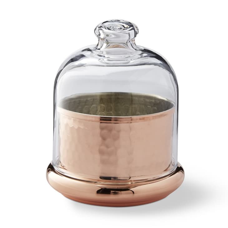 Hammered Copper Butter Keeper at Williams Sonoma