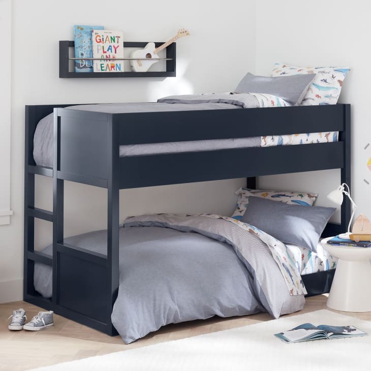 Camden Twin-Over-Twin Low Bunk Bed at Pottery Barn Kids
