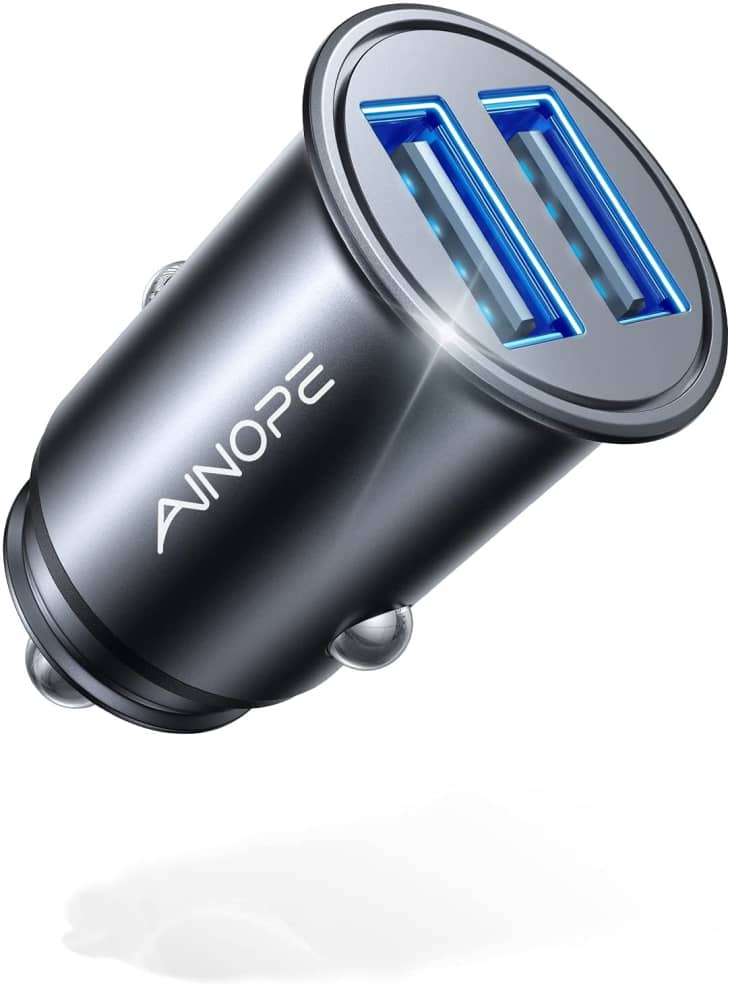 Product Image: AINOPE Dual-Port Car Charger USB Adapter