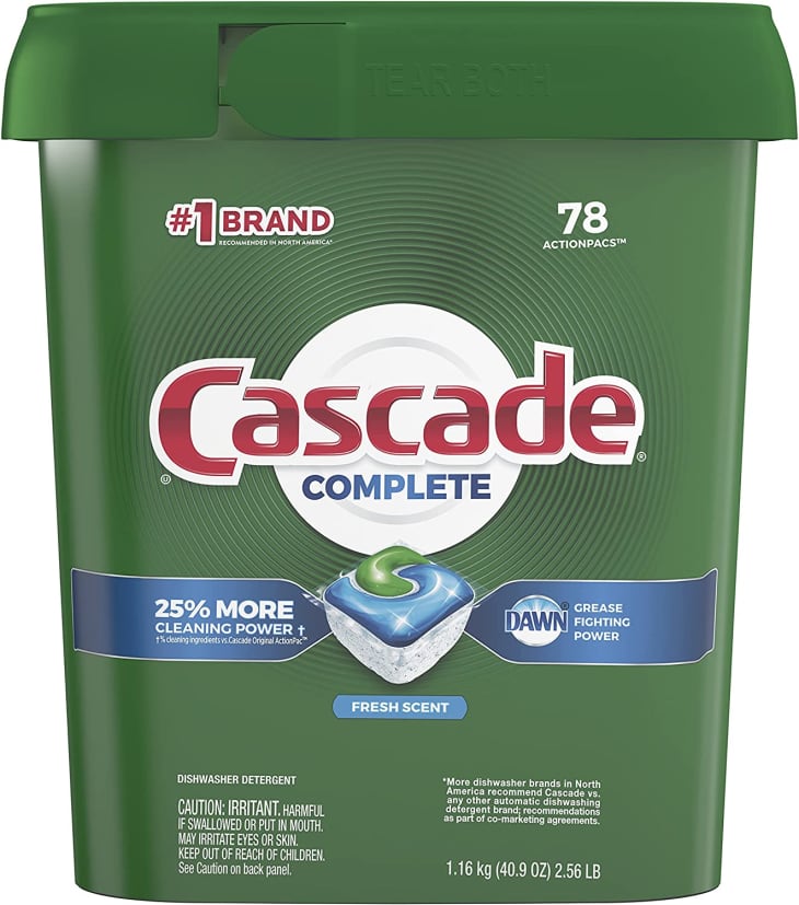Product Image: Cascade Complete ActionPacs Dishwasher Detergent