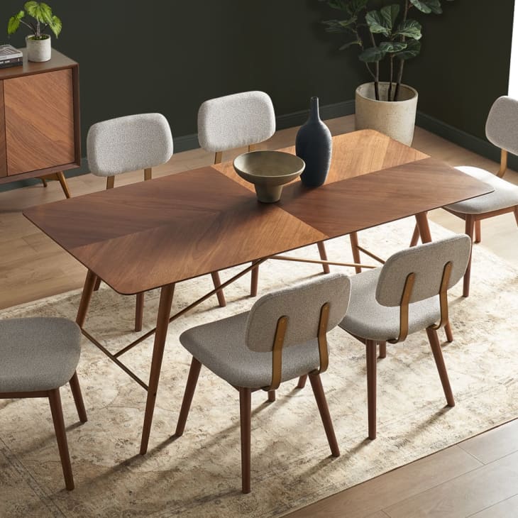 Lily Dining Table with 4 Chairs at Castlery