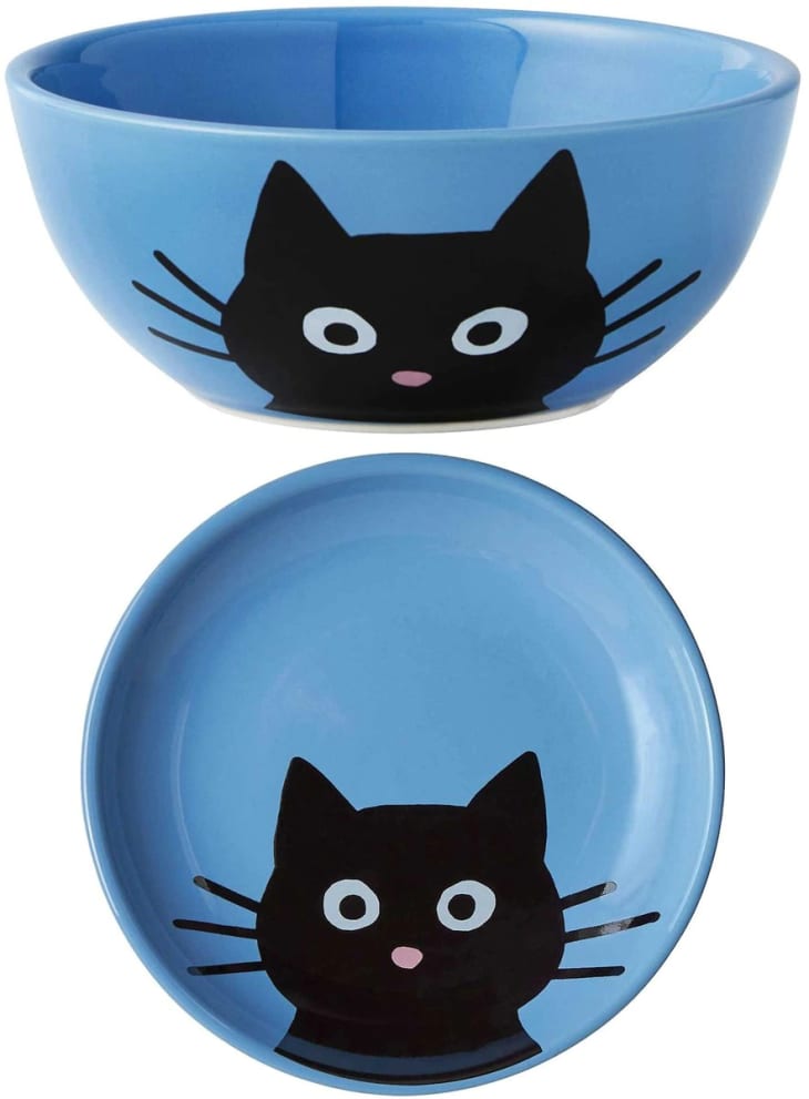 Product Image: Frisco Cat Face Non-skid Ceramic Bowl + Cat Dish