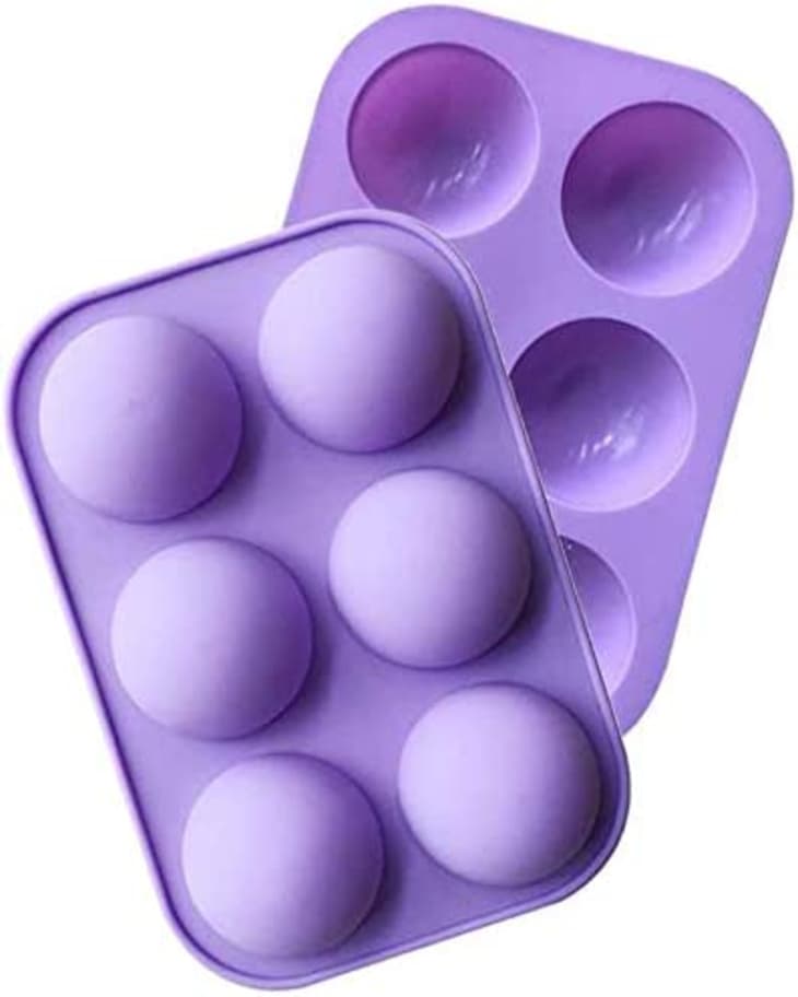2-Pack Semi Sphere Silicone Mold at Amazon