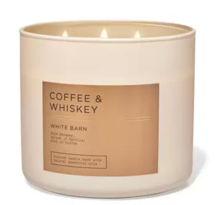 White Barn Coffee & Whiskey 3-Wick Candle at Bath & Body Works