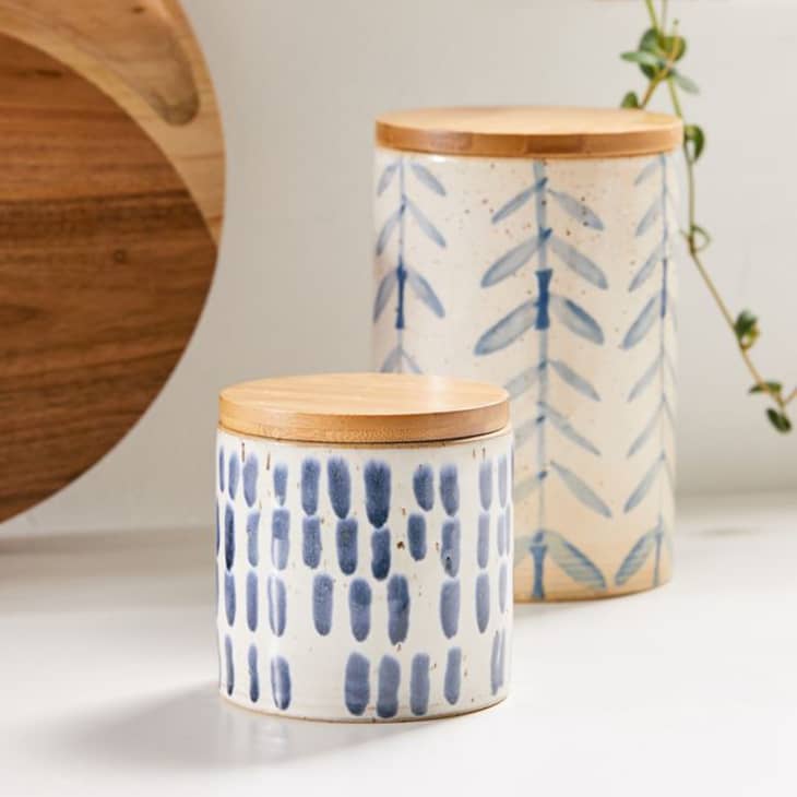 Colina Ceramic Canister at Urban Outfitters