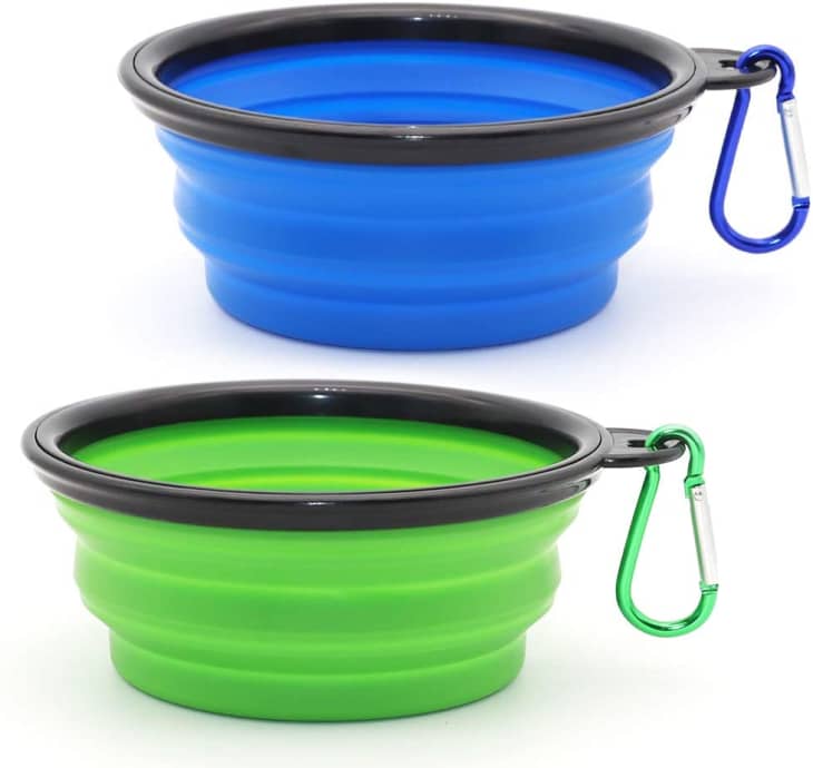 Product Image: SLSON Small Collapsible Dog Bowl, 2 Pack
