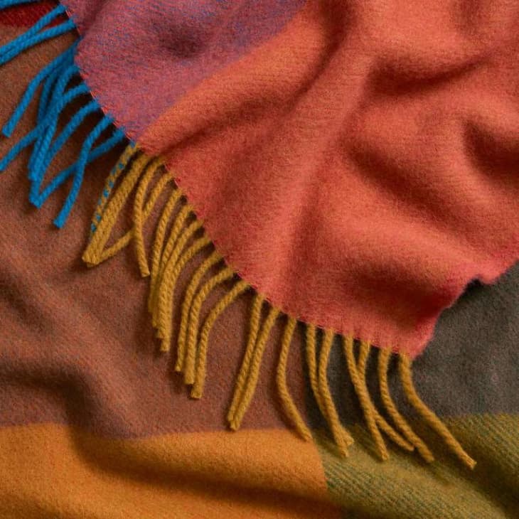 Product Image: Color Field Wool Throw Blanket