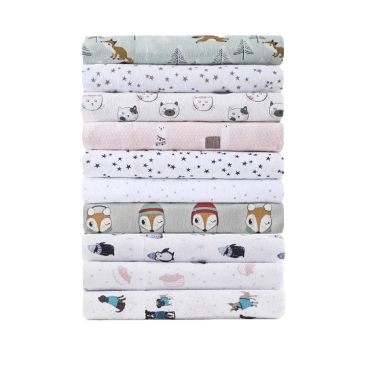 Product Image: Comfort Classics Cozy Soft Cotton Novelty Print Kids Flannel Sheet Set