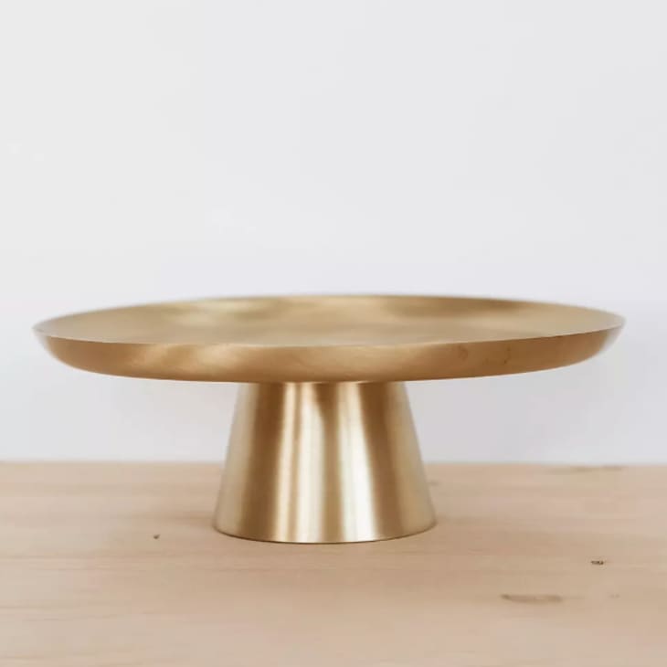 Connected Goods Brass Cake Stand at Anthropologie