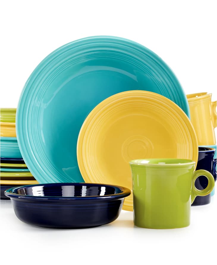 Fiesta Mixed Cool Colors 16-Piece Set, Service for 4 at Macy's