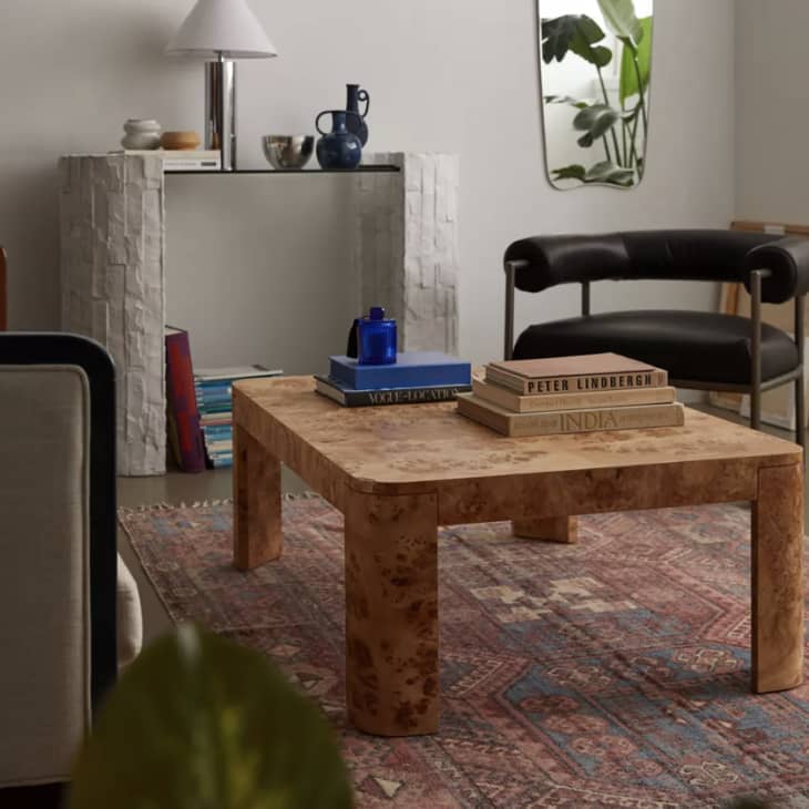 Cora Burl Wood Coffee Table at Urban Outfitters