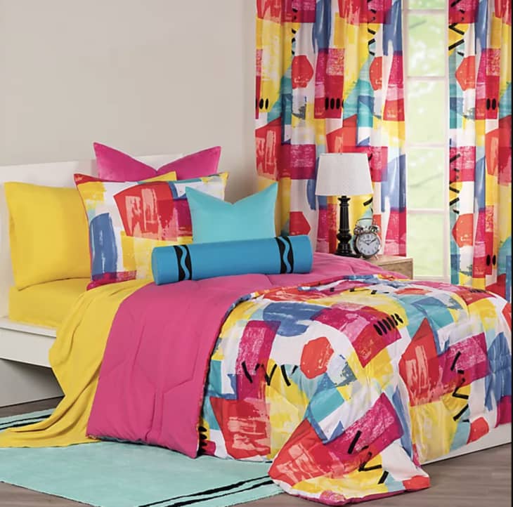 Crayola Abstraction 2-Piece Reversible Twin Comforter Set at Bed Bath & Beyond