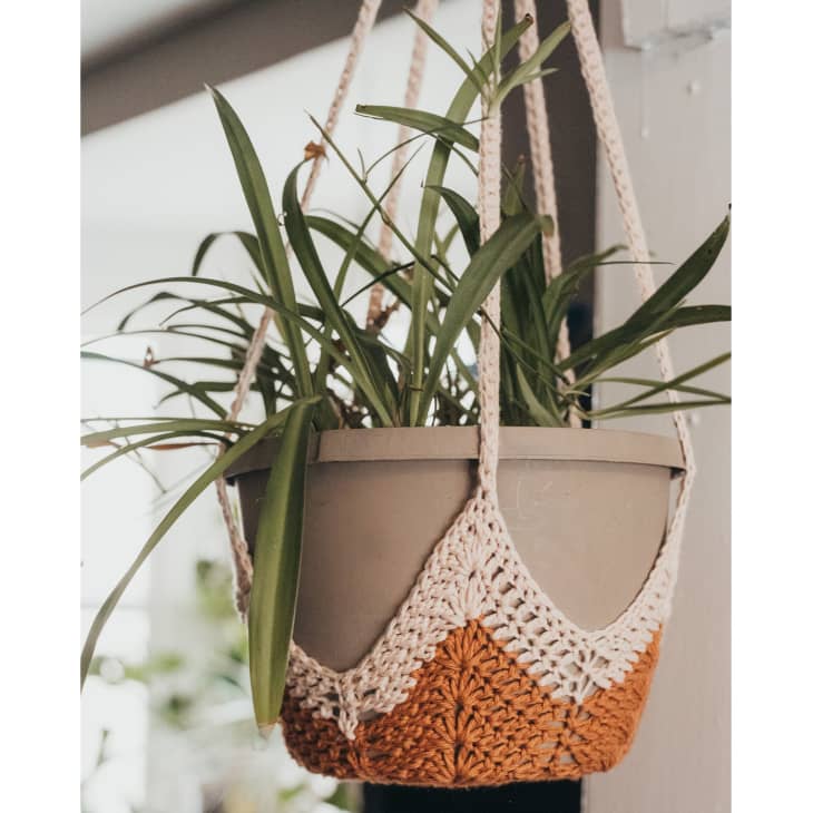 Knotty Craft Girls Crochet Hanging Planter at Etsy