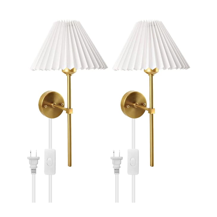 Product Image: Aokinround Plug In Dimmable Wall Sconces (Set of 2)
