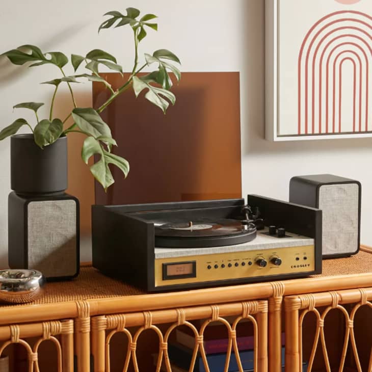 Product Image: Crosley Coda Record Player With Speakers Shelf System