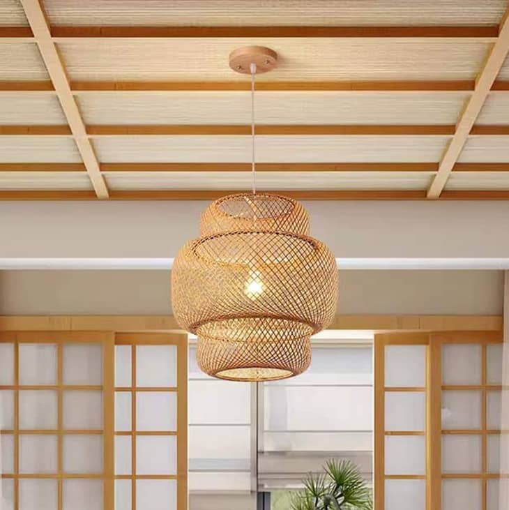 Product Image: DANGGEOI Handwoven Bamboo Rattan Pendant Light