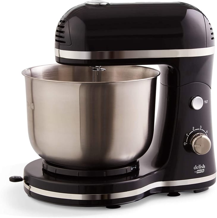 Delish by DASH Compact Stand Mixer, Black at Amazon