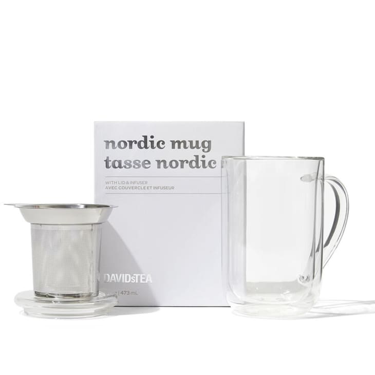 Product Image: Double Walled Glass Nordic Mug With Infuser