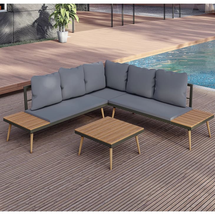 Product Image: Dukap Outdoor Stellar Aluminum 5-Piece Sectional with Tables