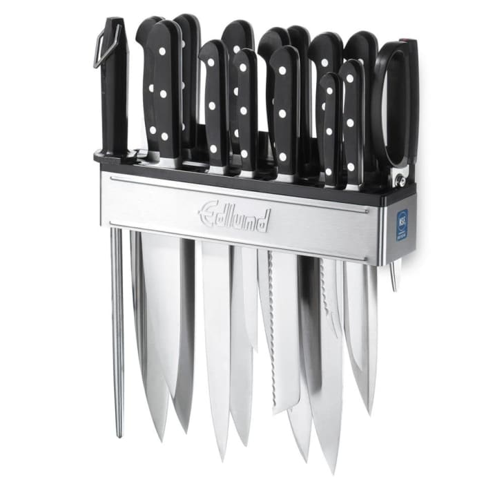 Edlund KR-698 Stainless Steel 10-Slot Knife Rack with Open Base at Amazon