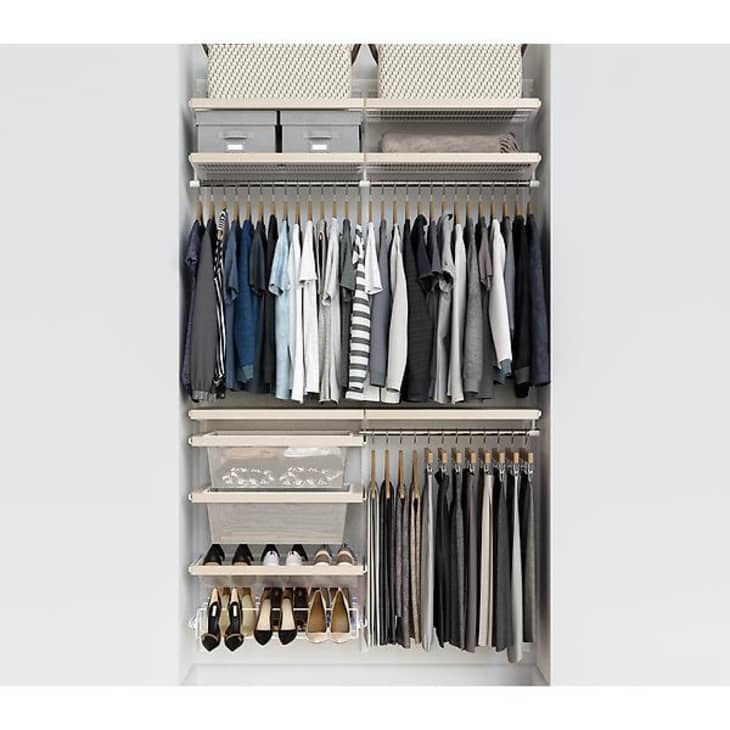 Product Image: Elfa Décor 4' Birch & White Reach-In Closet