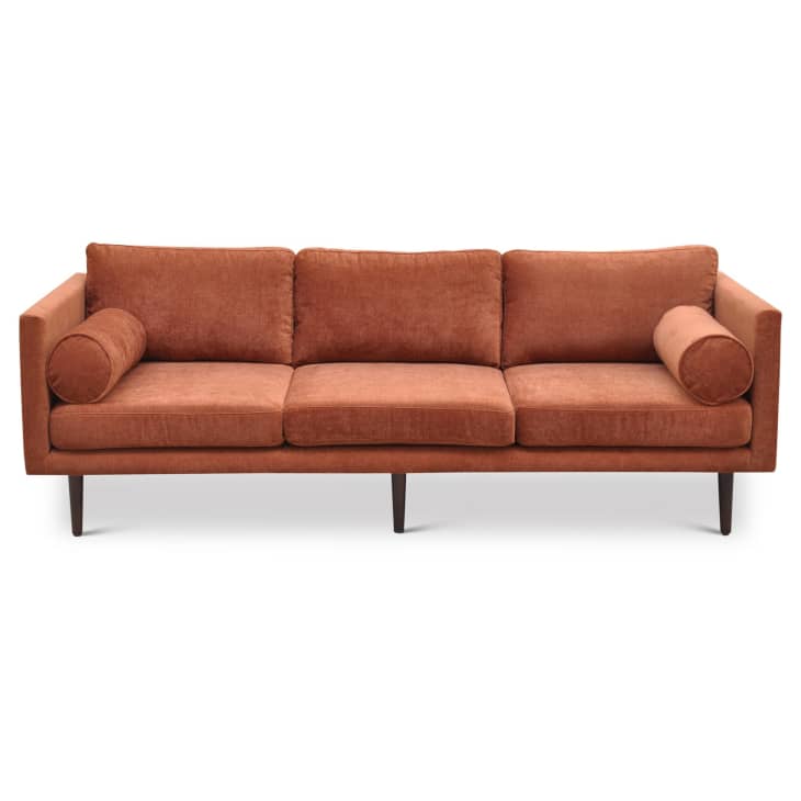 Ellie Terracotta Sofa at Chairish