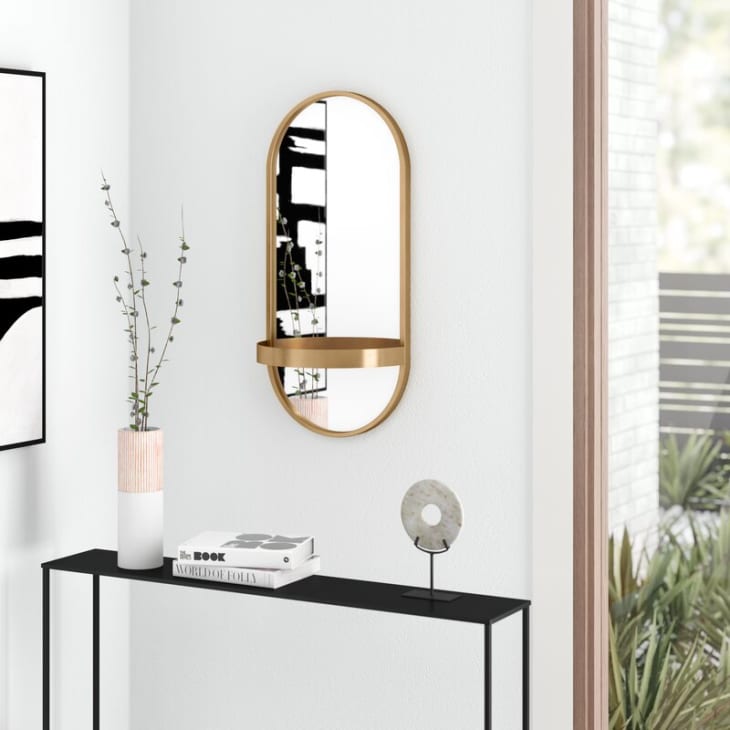 Ernst Accent Mirror with Shelf at AllModern