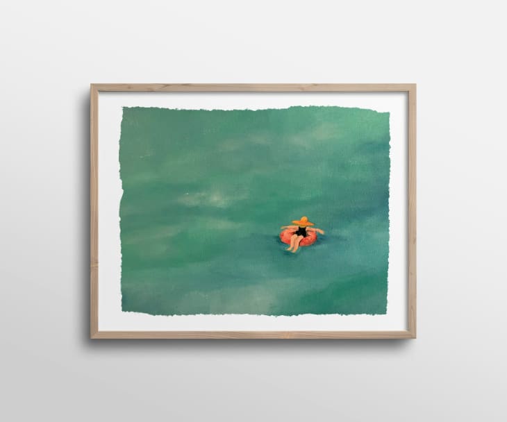 Product Image: Floating in the Ocean Acrylic Painting