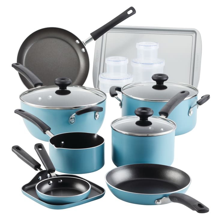 Product Image: Farberware 20 Pc Easy Clean Aluminum Nonstick Cookware Pots and Pans Set