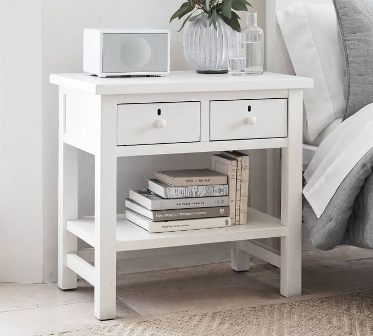 Farmhouse 2-Drawer Nightstand at Pottery Barn