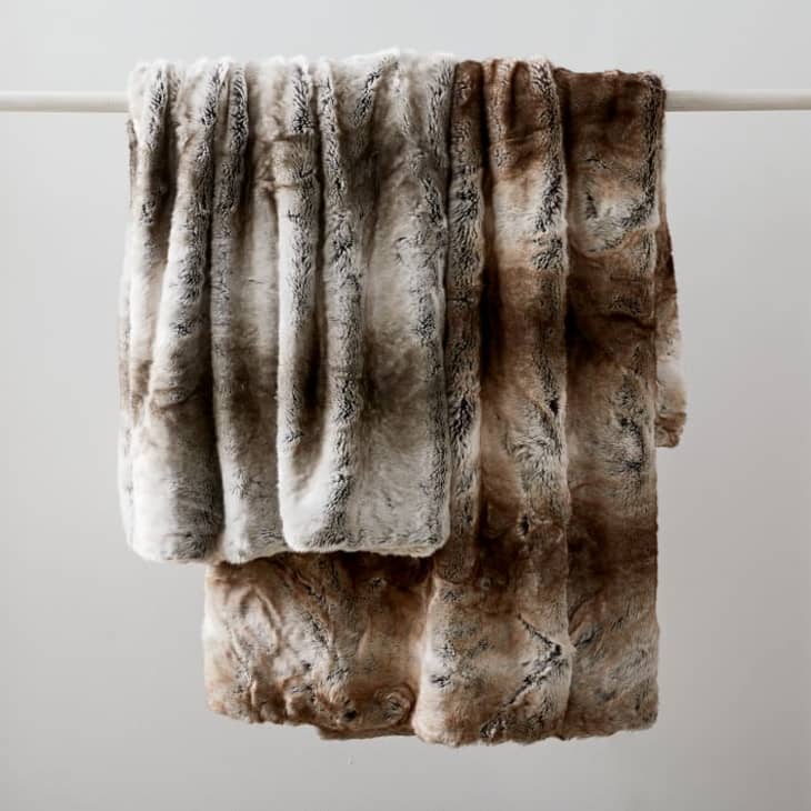 Product Image: Faux Fur Ombre Throw