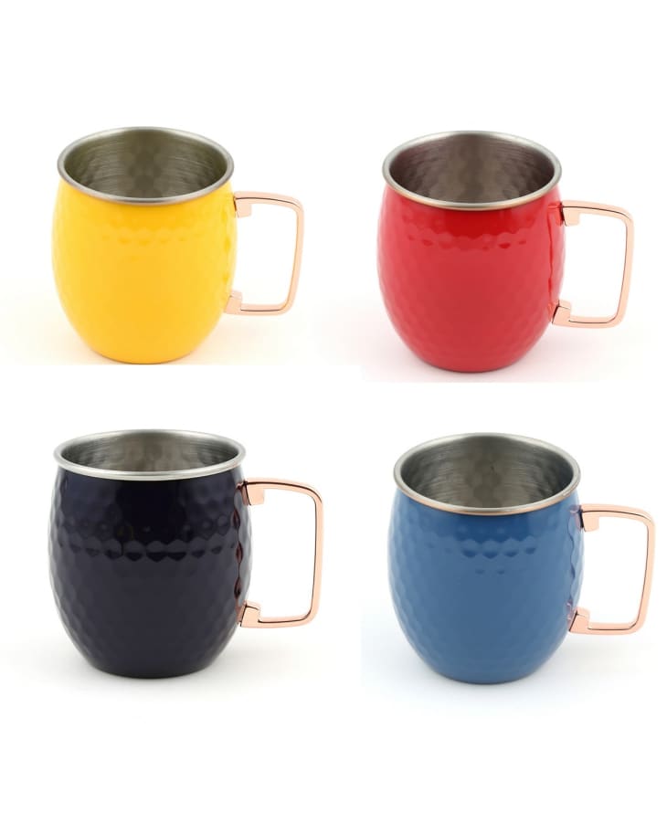 Product Image: Fiesta 18-Ounce Hammered Moscow Mule Mugs, Set of 4