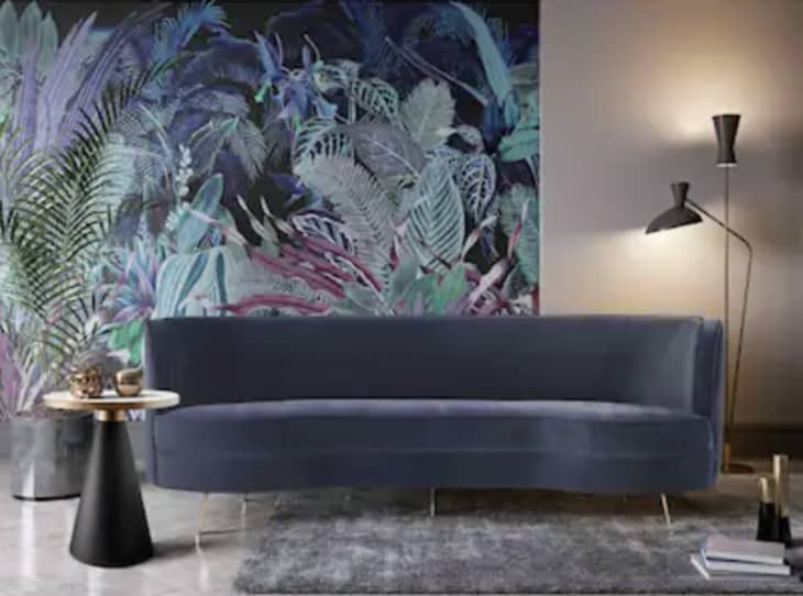 Product Image: Flare Dark Grey Velvet Sofa