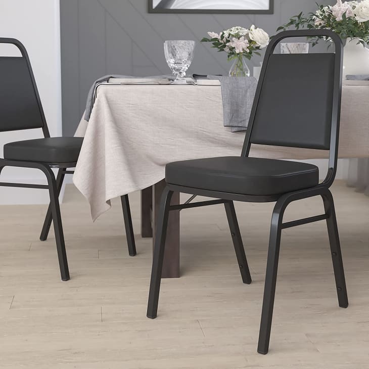 Flash Furniture Hercules Series Trapezoidal Banquet Chair at Amazon